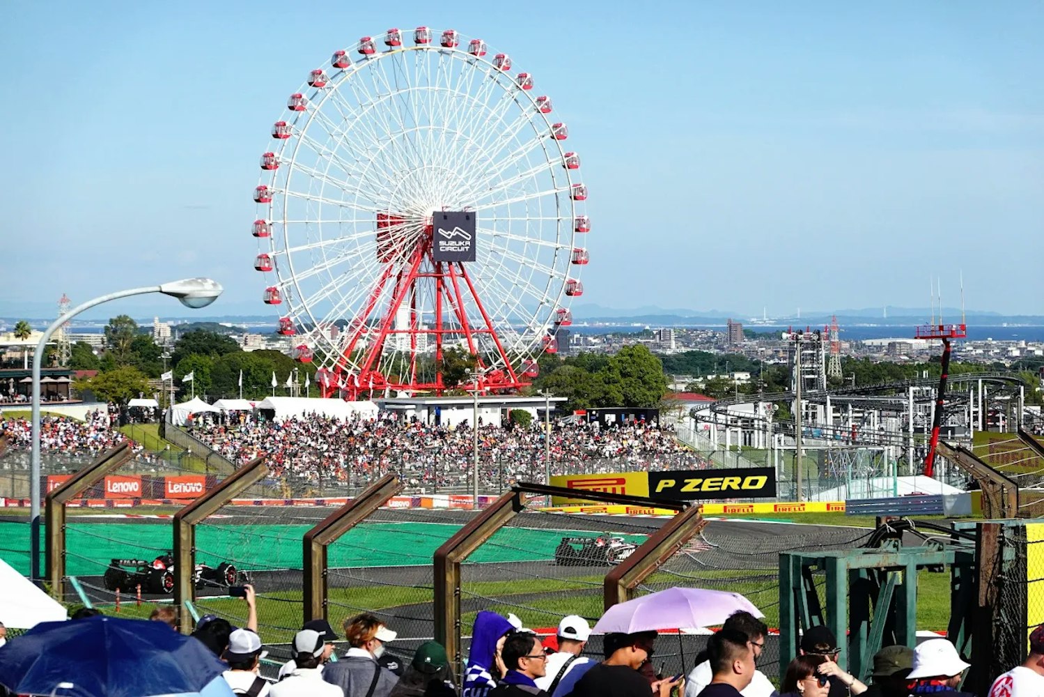 Taiwan Kaohsiung Suzuka Circuit Park Scene (Ferris Wheel) Dalu Pavilion Caoya Road