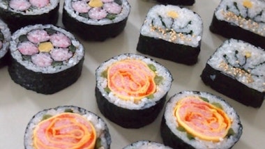 Art Sushi Roll Making