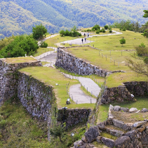 Takeda Castle Ruins in Autumn Takeda Castle Ruins in Autumn