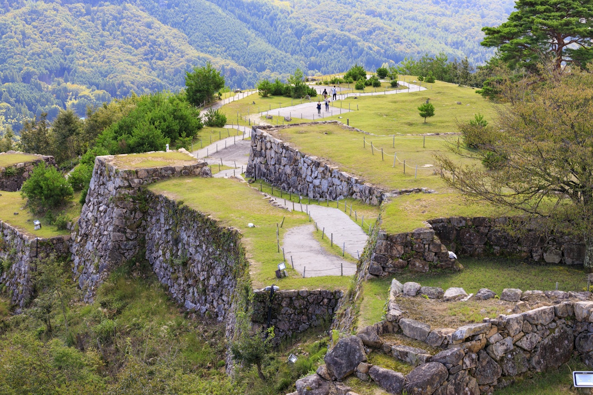 Takeda Castle Ruins in Autumn Takeda Castle Ruins in Autumn