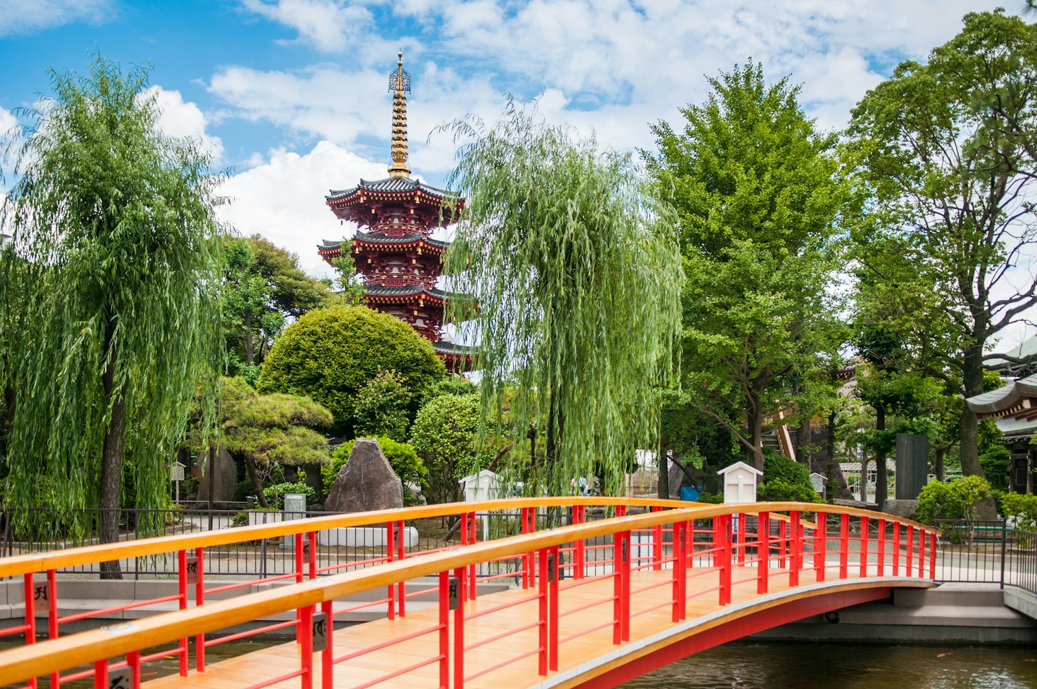 Pagoda of Kawasaki Daishi Temple, Kawasaki, Japan