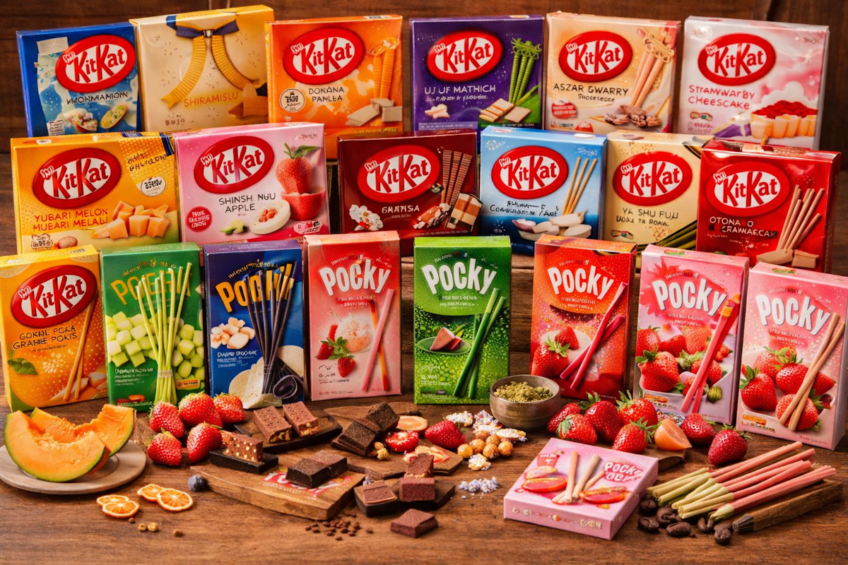 Regional Kit Kats and Pocky with exclusive Japanese flavors Regional Kit Kats and Pocky with exclusive Japanese flavors