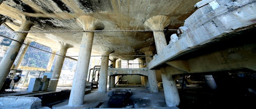 Remains of Mikobata Ore Dressing Plant