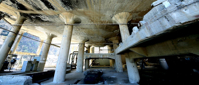 Remains of Mikobata Ore Dressing Plant