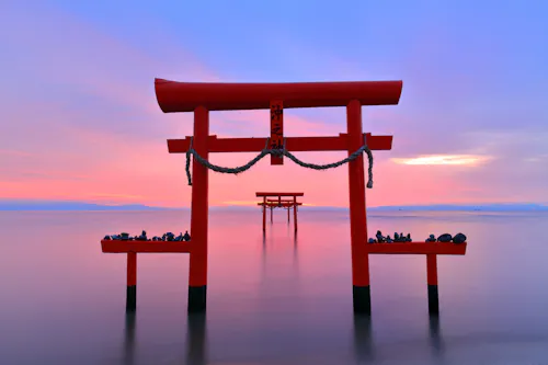 Floating Torii Gate of Ōuo Shrine