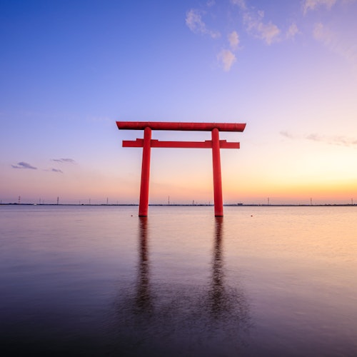 Kashima Jingu Nishi Ichino Torii Kashima Jingu Nishi Ichino Torii