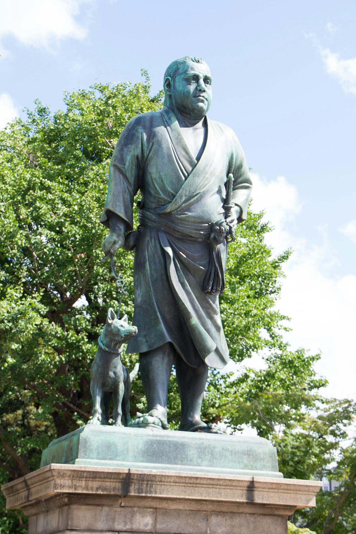 Statue of Saigo, Ueno Park