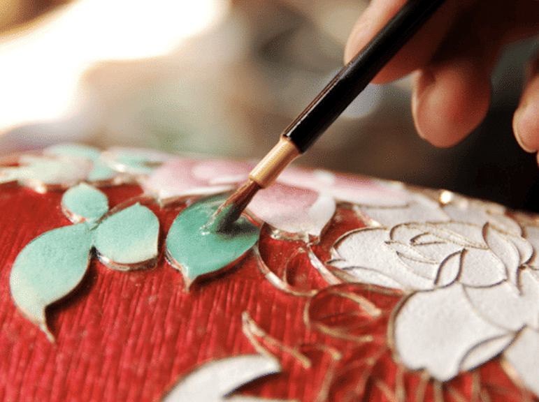 Japanese Enamel Art Owari Cloisonné Experience in Nagoya