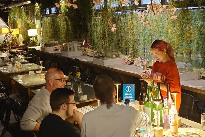 Cherry blossom & Japanese Sake Tasting in Shinjuku