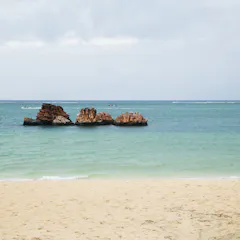 Araha Beach in Chatan Town, Okinawa Araha Beach in Chatan Town, Okinawa