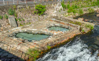 Okutsu Onsen Foot Bath, Kagamino