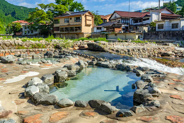 Okutsu Onsen Foot Bath, Kagamino