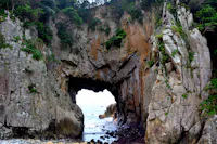 Hakusan Natural Arch, Tosashimizu