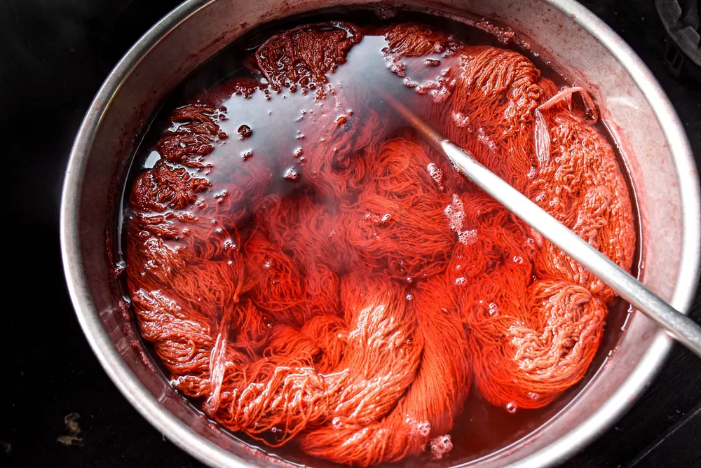Benibana Dyeing