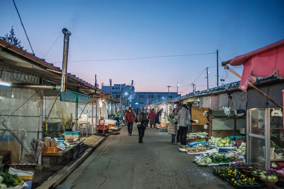 Morioka's Mikoda Morning Market in Iwate