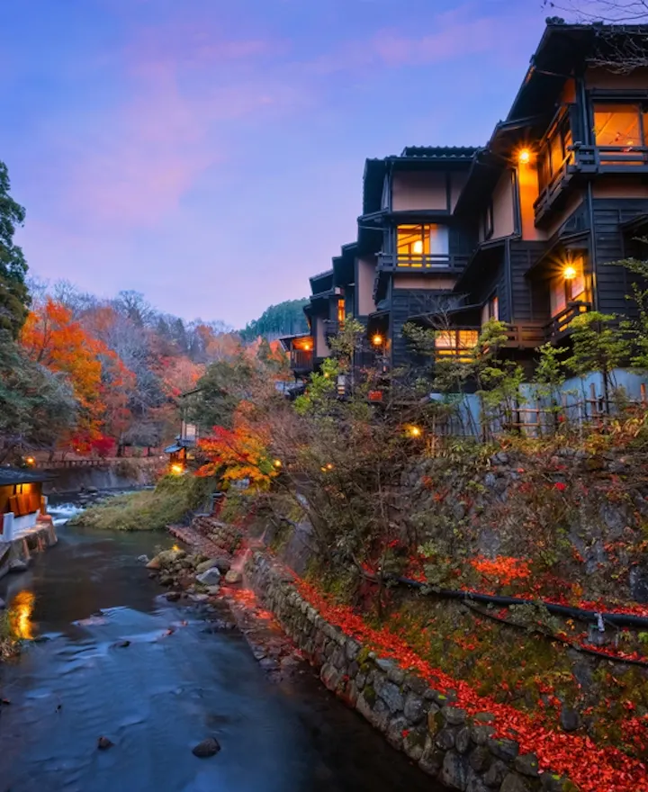 Kurokawa Onsen Resort Town in Kumamoto, Japan Kurokawa Onsen Resort Town in Kumamoto, Japan