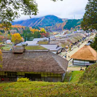 Ouchijuku village in Fukushima prefecture Ouchijuku village in Fukushima prefecture