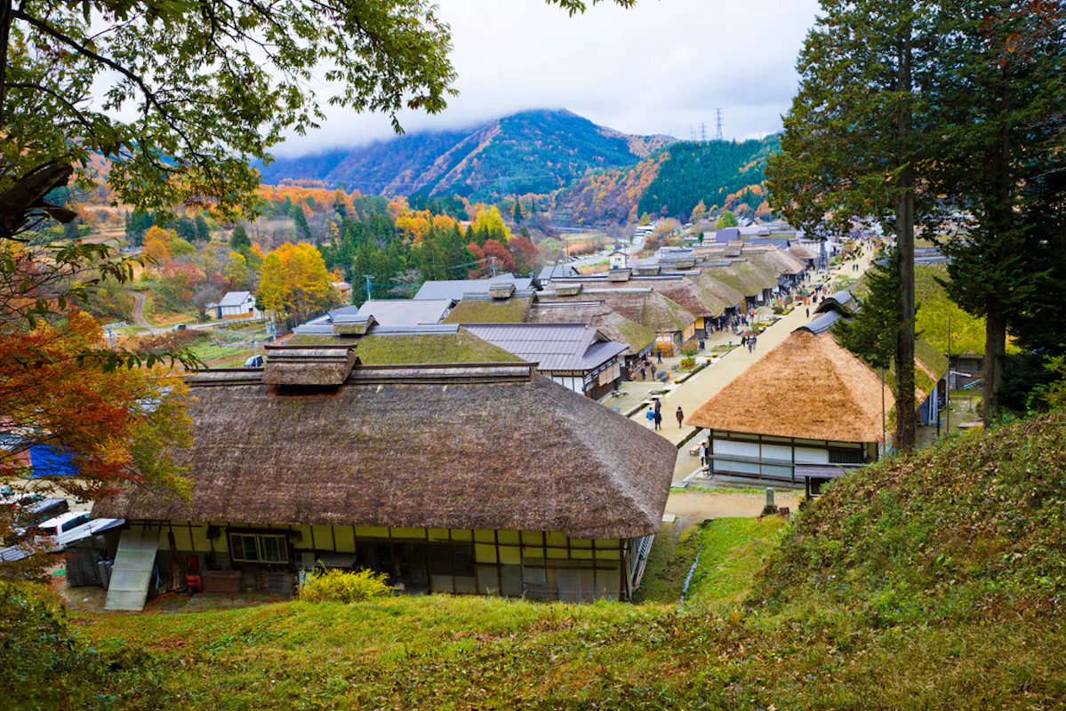 Ouchijuku village in Fukushima prefecture