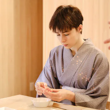 Tea Ceremony with Sakura Sweets Making Tea Ceremony with Sakura Sweets Making