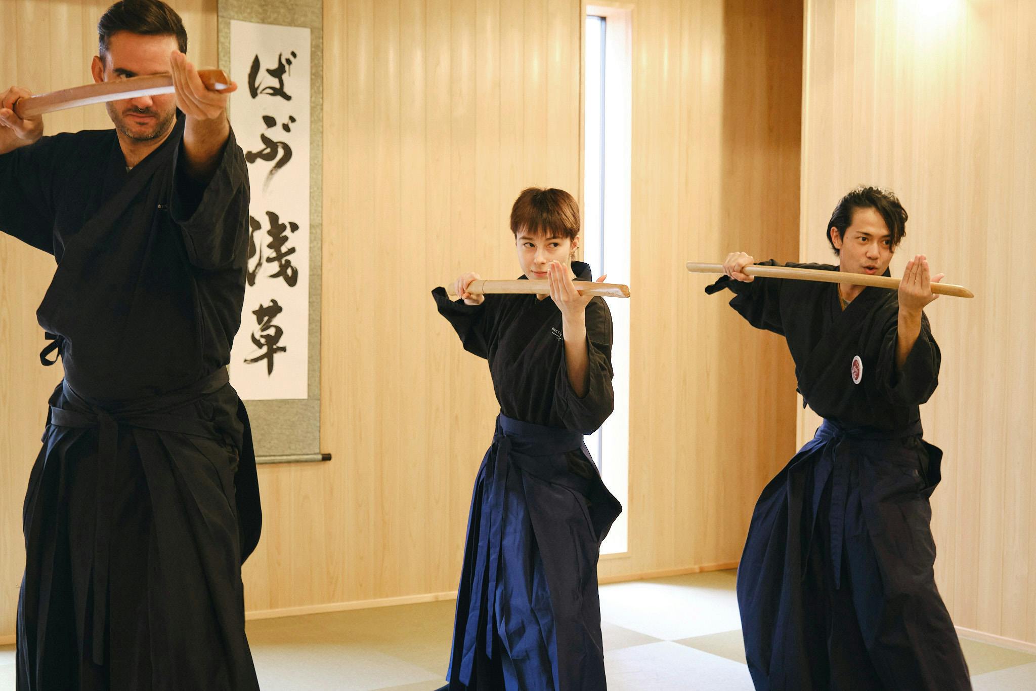 Samurai Training (Kyudo - Archery and Katana) in a Small Group
