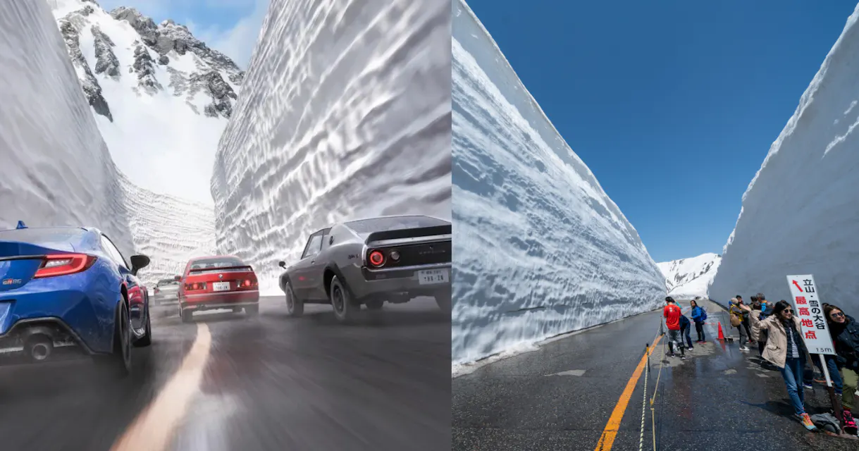Yuki no Otani is one of Japan’s most iconic alpine driving routes