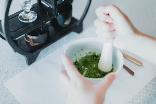 Matcha Incense Making