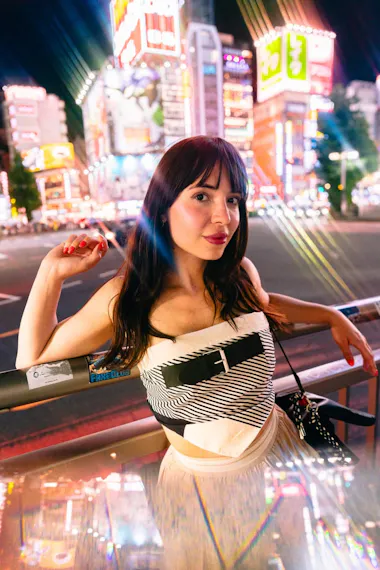 Shinjuku Neon Night Photoshoot