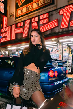 Shinjuku Neon Night Photoshoot
