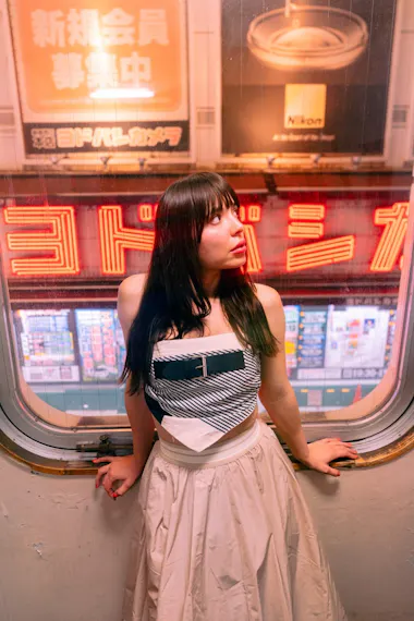 Shinjuku Neon Night Photoshoot