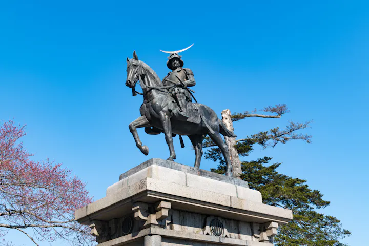 Date Masamune Equestrian Statue