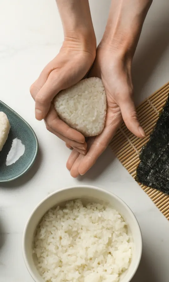 Making Onigiri Making Onigiri