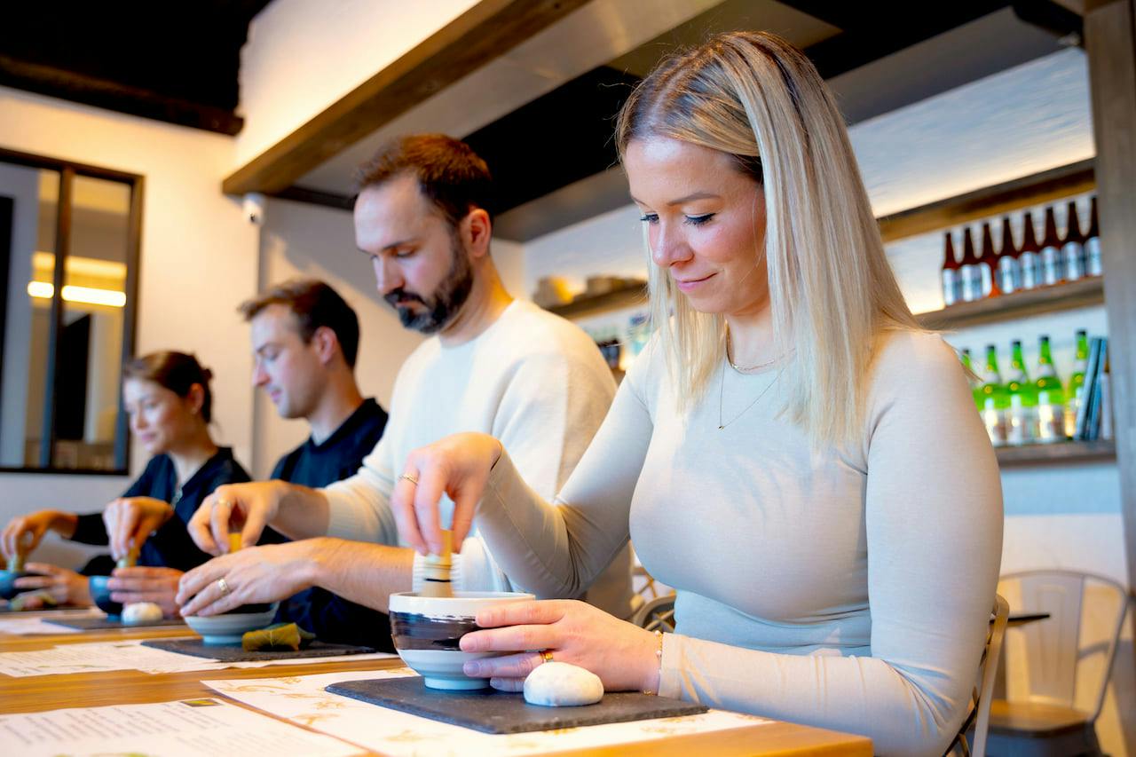 Matcha Making Class in Asakusa, Tokyo