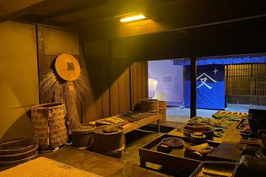 Recreated Edo-period house interior at the Fukagawa Edo Museum