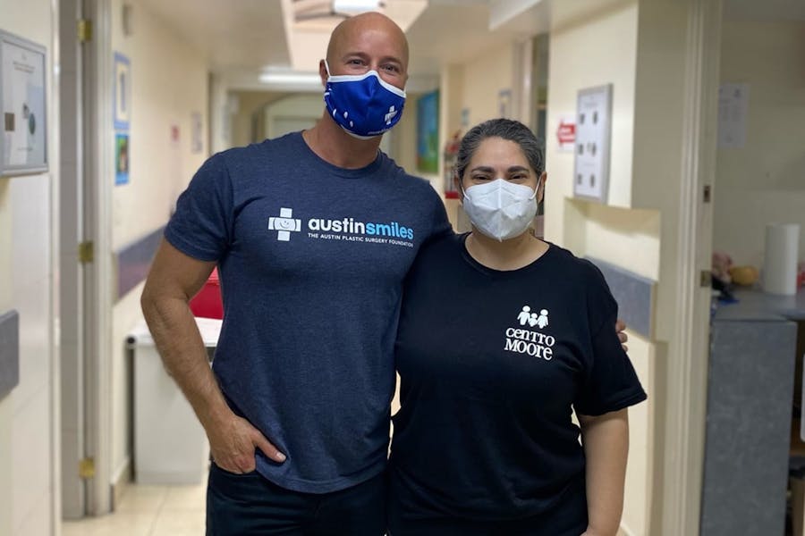 Dr. Piazza and a woman