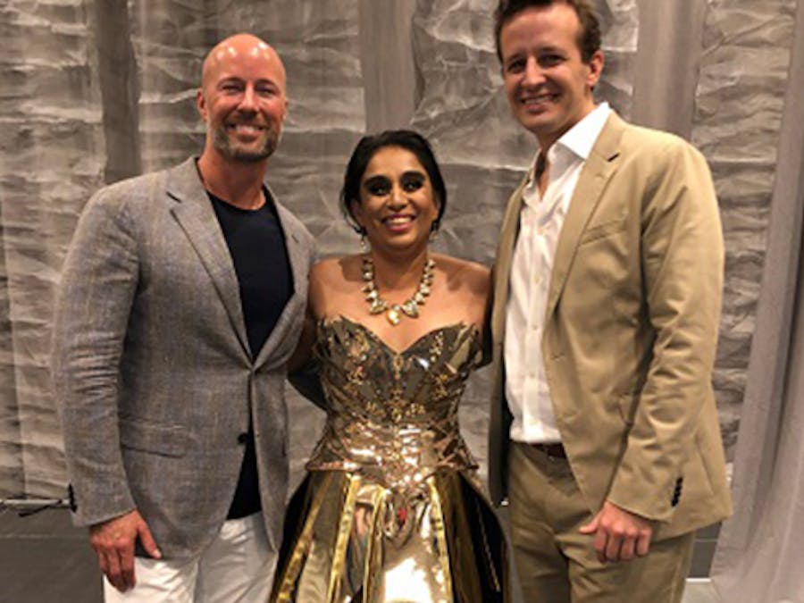 Dr. Piazza at an event