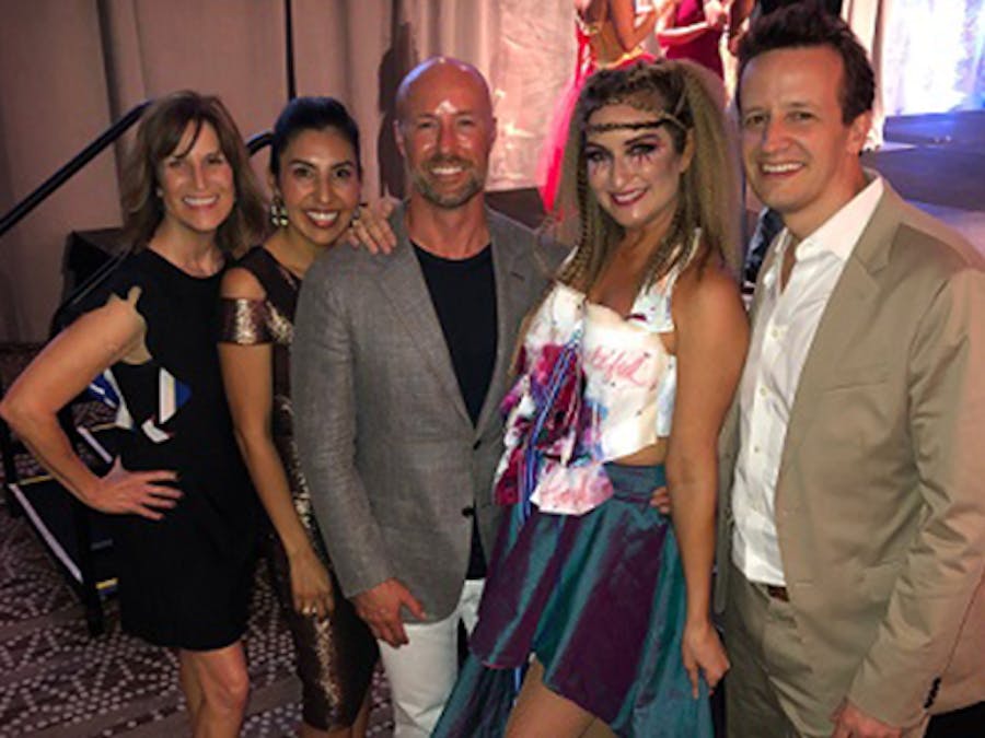 Dr. Piazza at an event