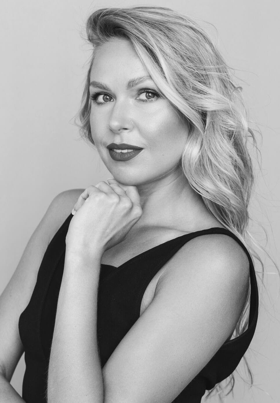 Picture of a beautiful woman looking at the camera