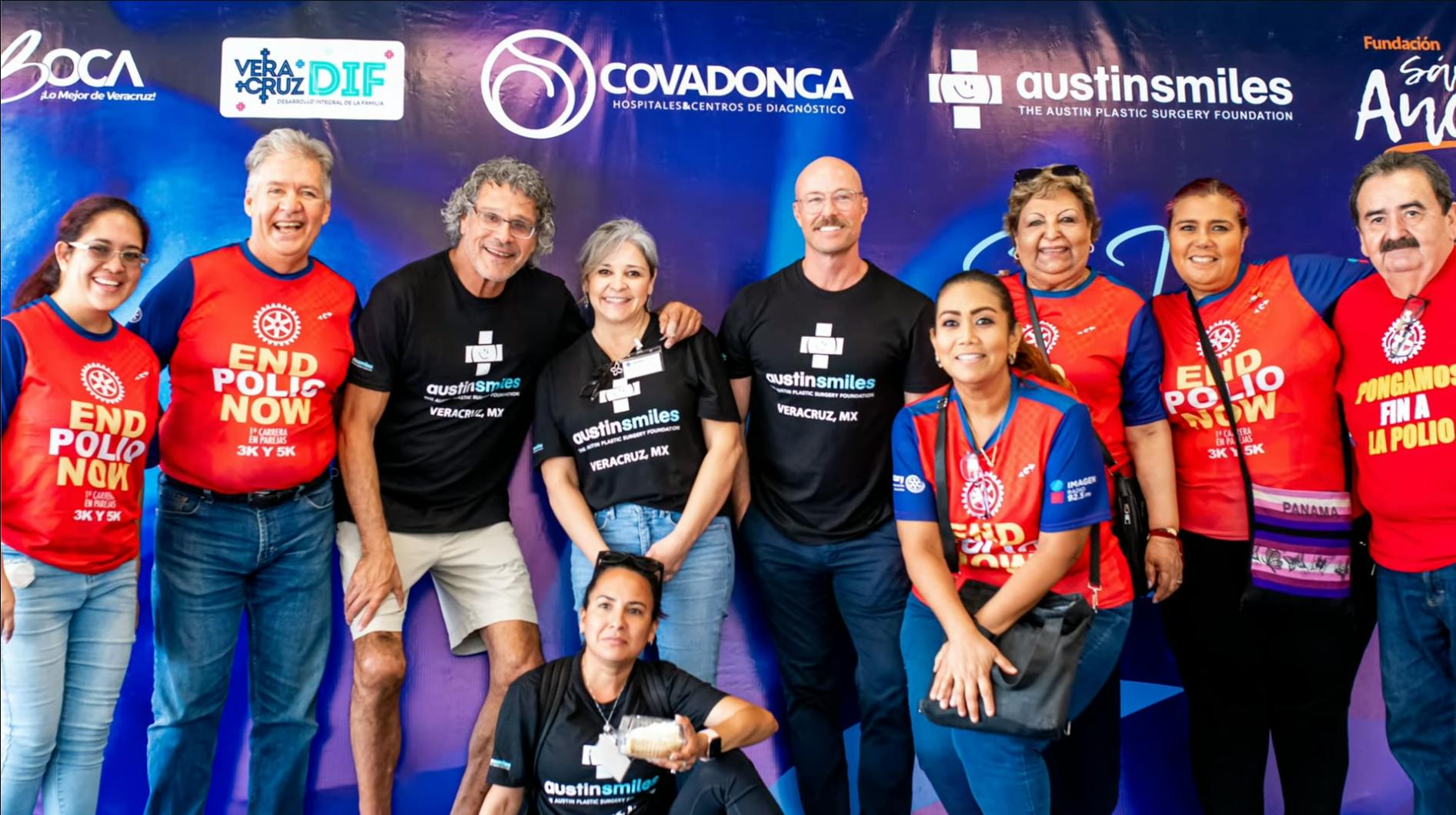 The Piazza Center staff at an event