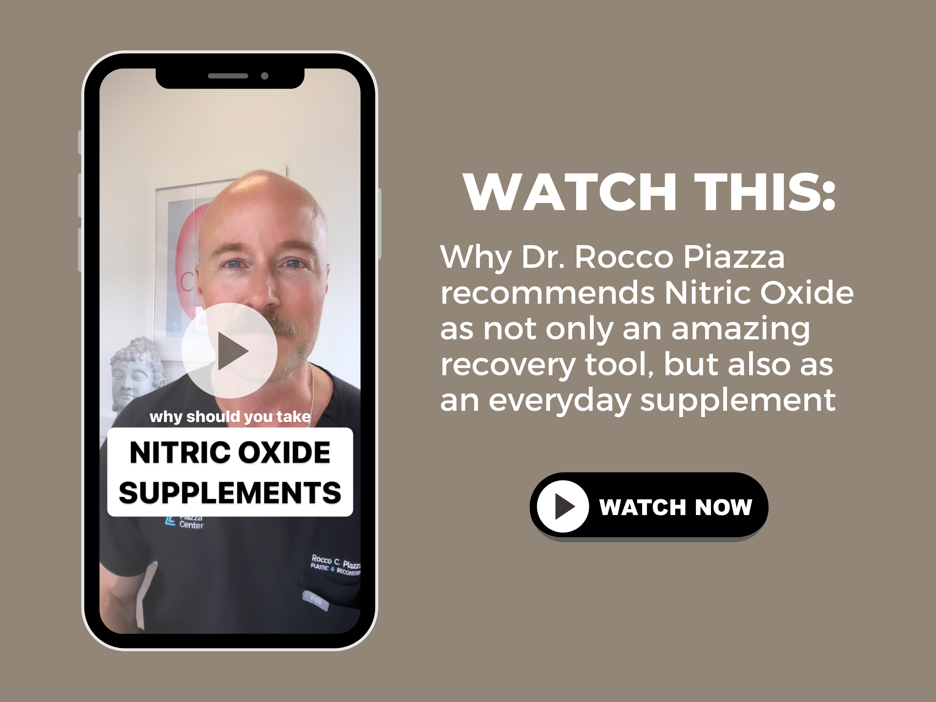 Dr. Piazza on Nitric Oxide supplements