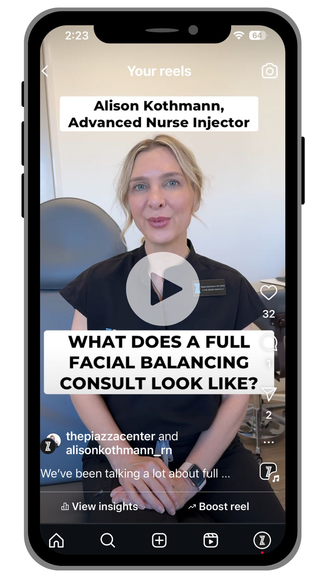 explaining full face balancing consult video