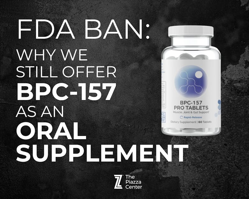 BPC 157 banned by the FDA? Why we still offer BPC-157 as an oral 