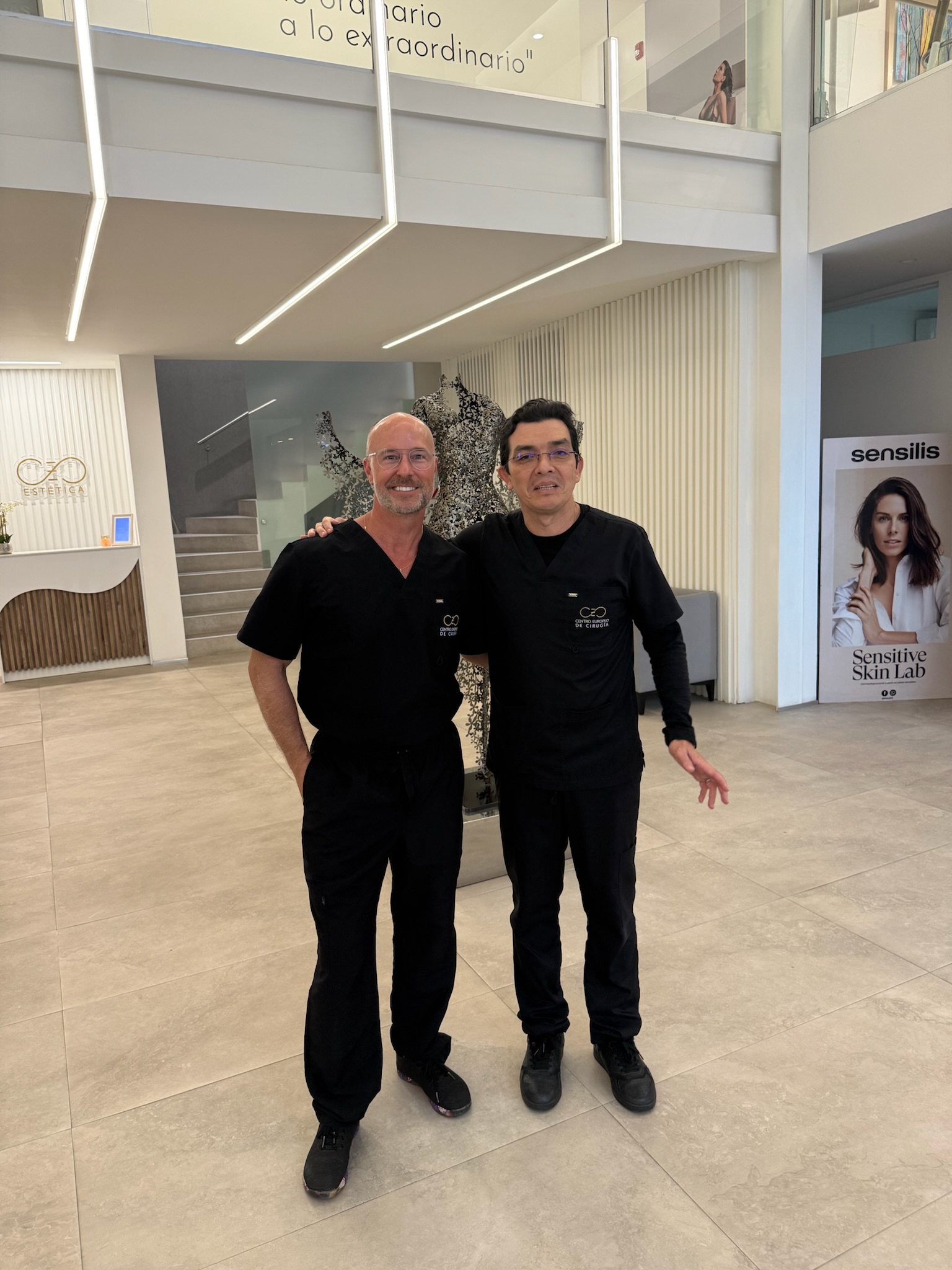 Dr. Piazza and Dr. Manuel Chacon