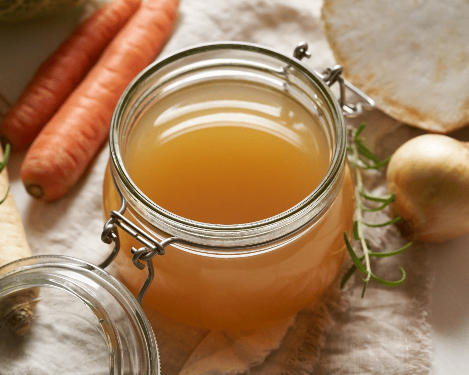 Bone broth pre and post operative nutrition