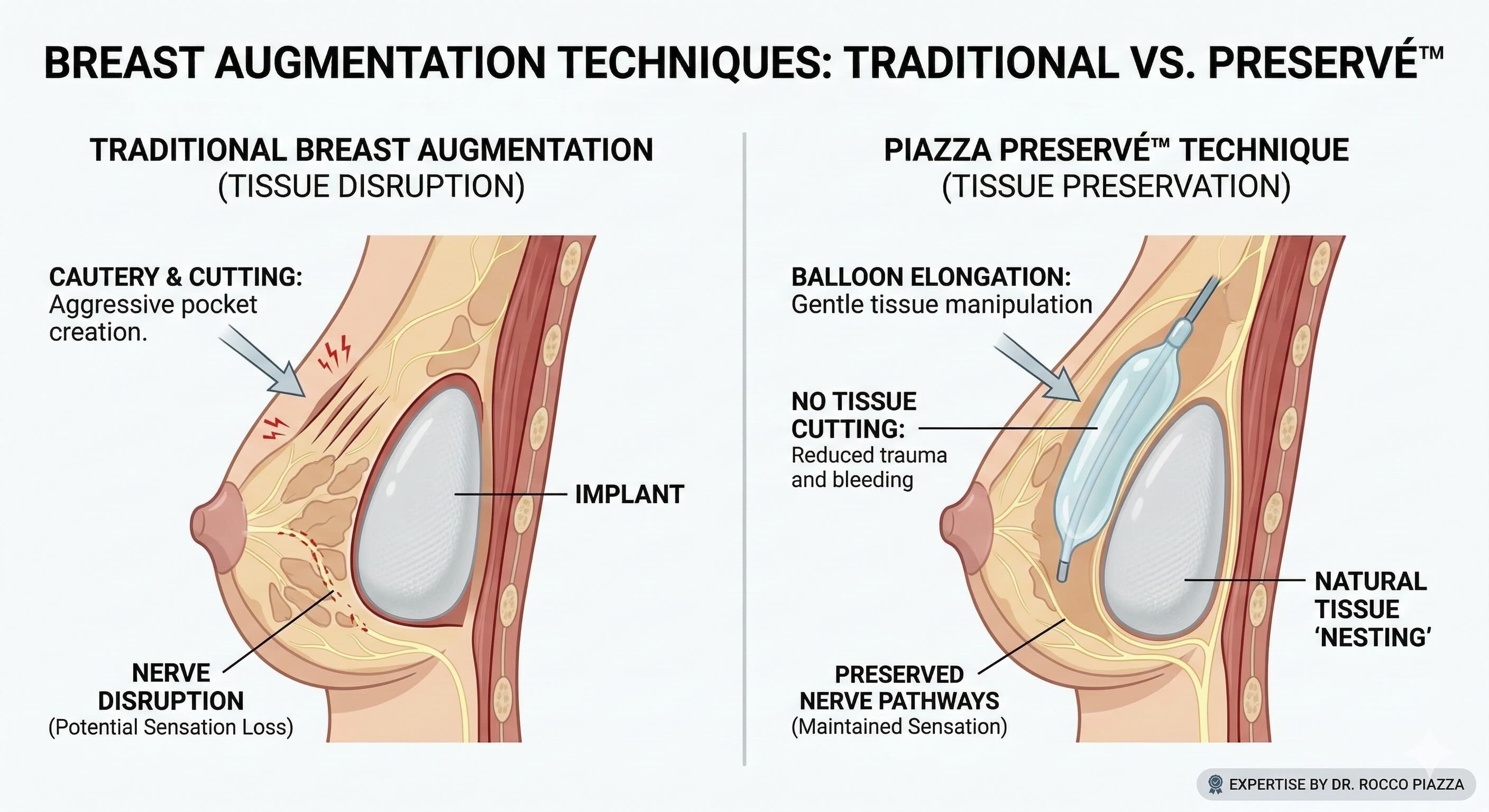 Preserv&eacute; Technique Comparison