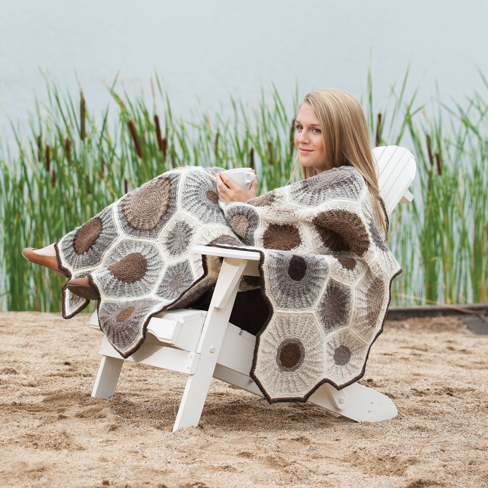 Wool into Stone Afghan Image