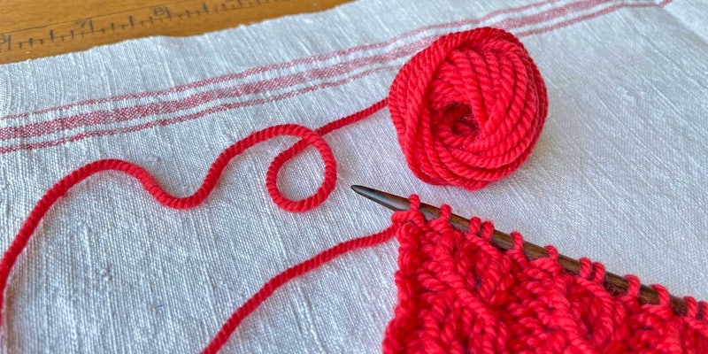 Knit Picks High Desert Worsted in Wildfire. Photos by Kate Larson
