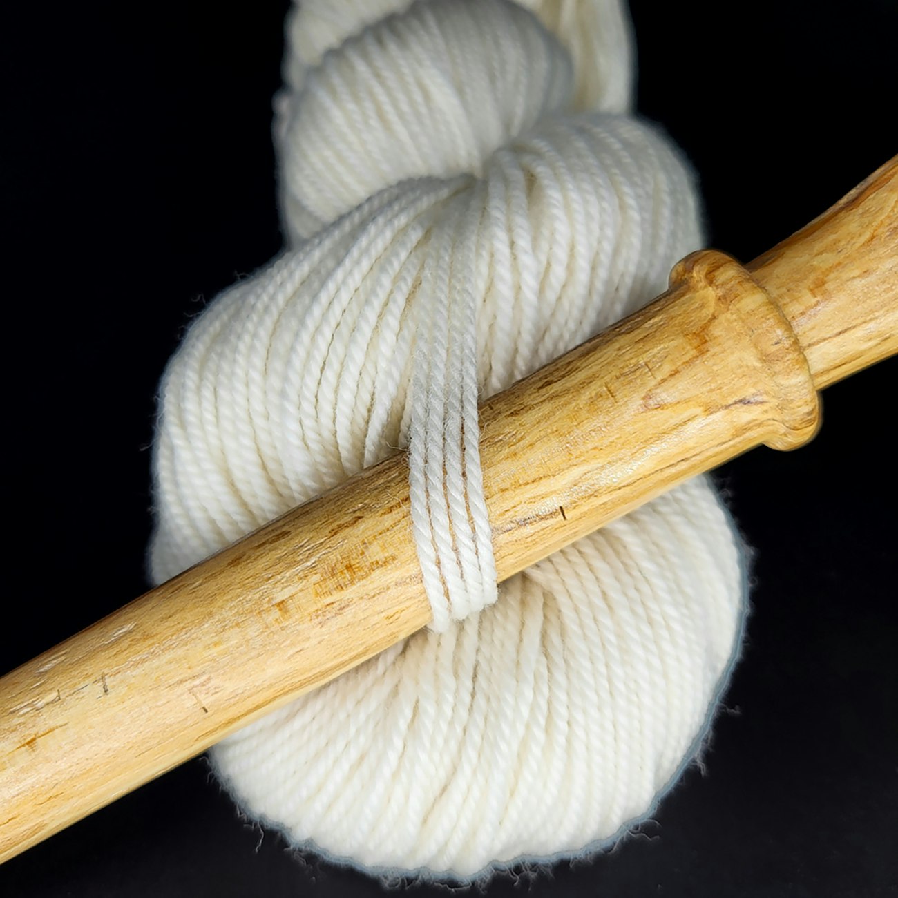 White yarn