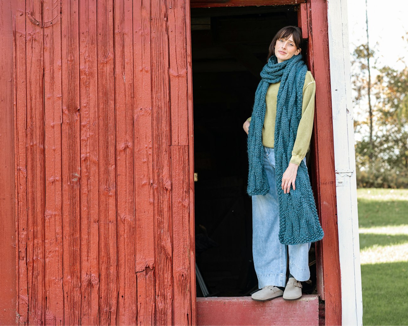 What Length Should You Knit Your Scarf? Farm Fiber Knits