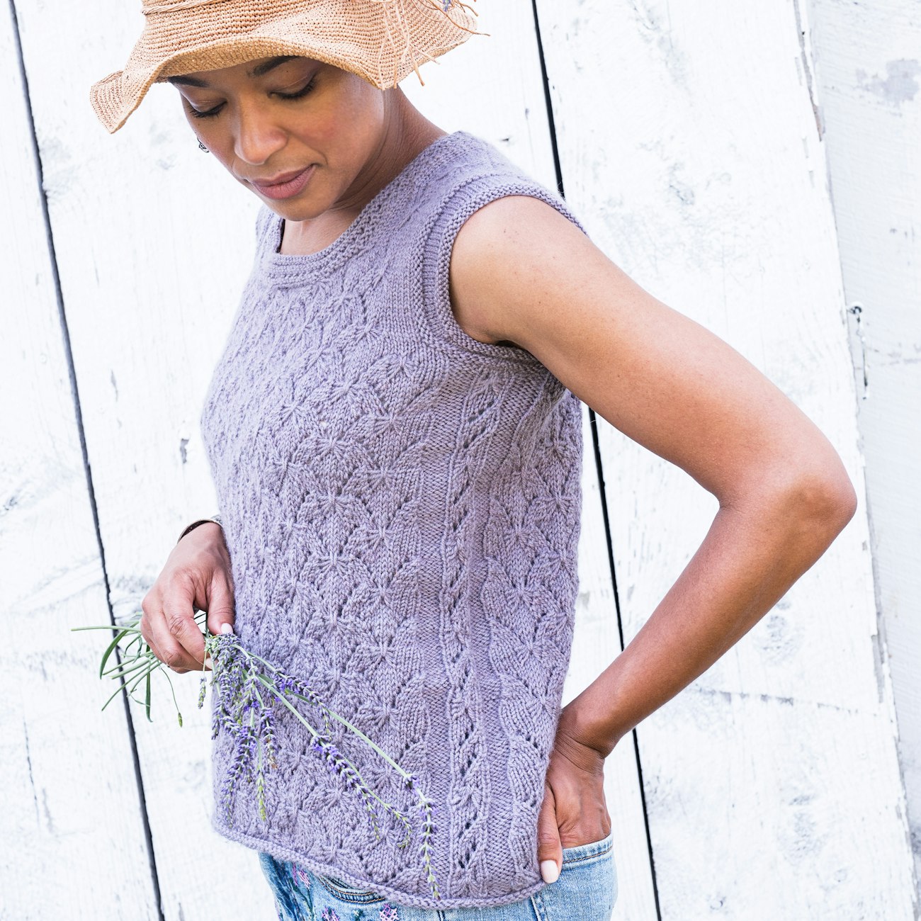 Butte Meadow Top by Faina Goberstein