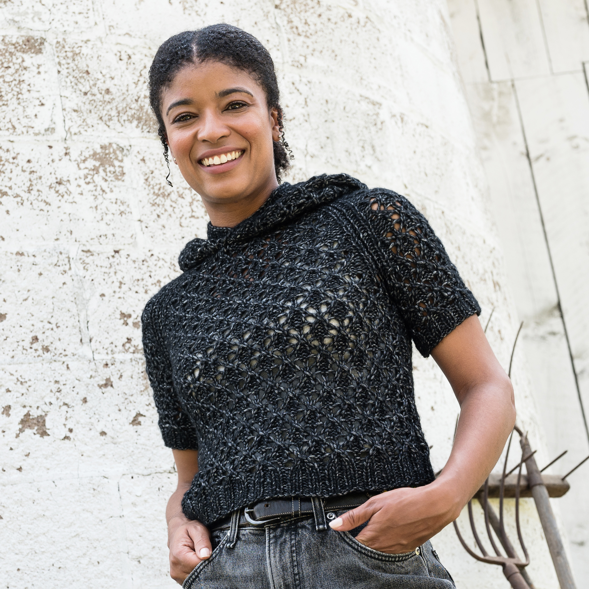 Raglan Lace Hoodie Image